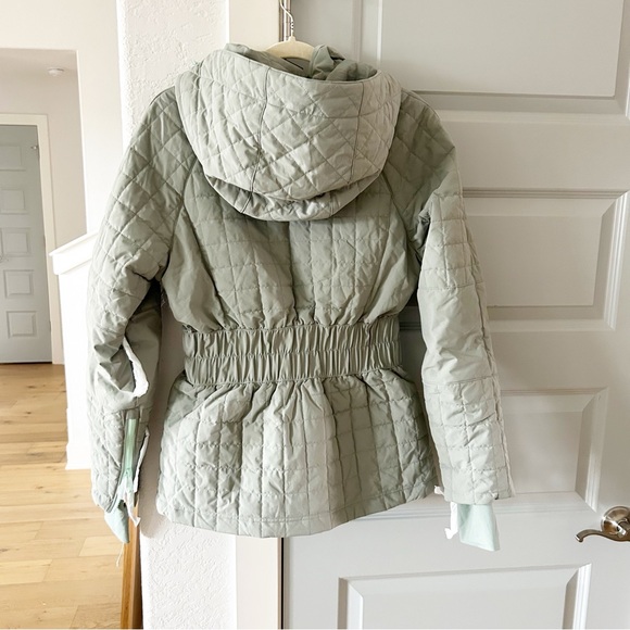 NWT Free People All Prepped Ski Jacket Greyed Olive - Picture 6 of 12